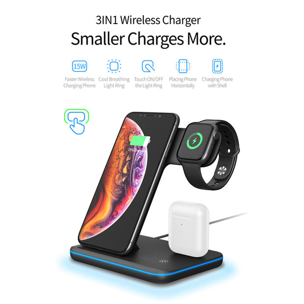 3 in 1 Wireless Charger Stand